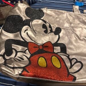 Disney Mickey Mouse Metallic Tote Bag